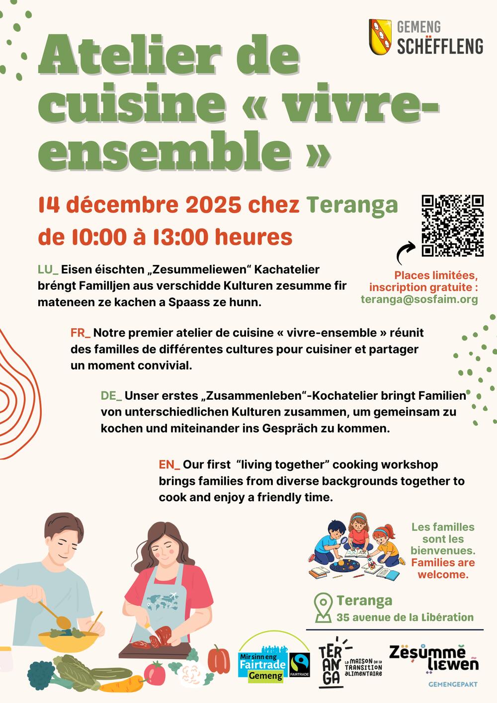 1e atelier de cuisine « vivre-ensemble »