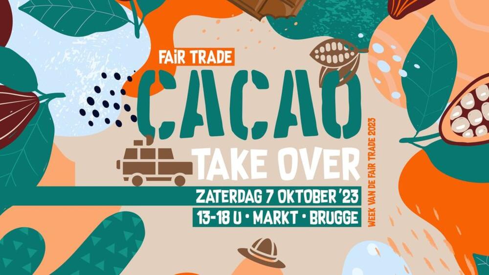 Ontdek de zoete revolutie tijdens de "Cacao Take Over" op zaterdag 7 oktober op de Markt van Brugge