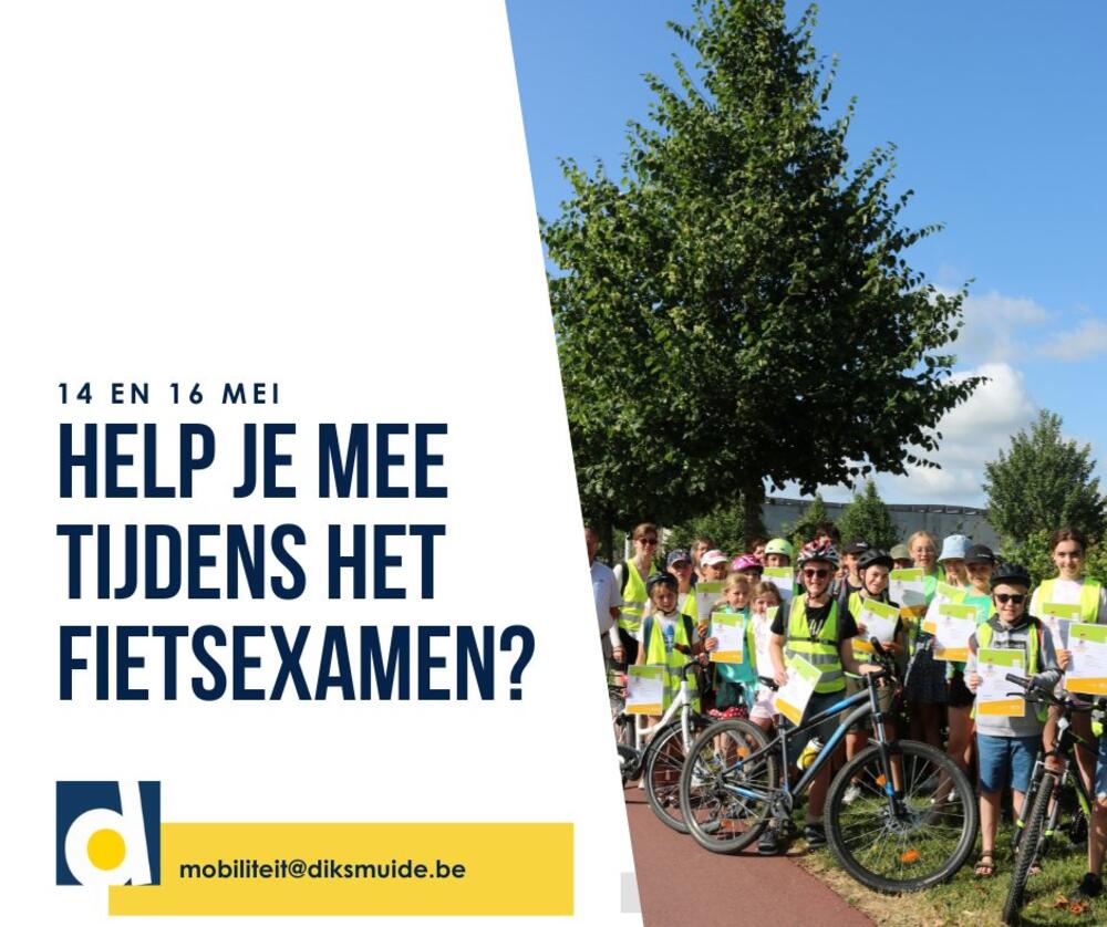 Help jij de fietsende jeugd tijdens hun Grote Fietsexamen?