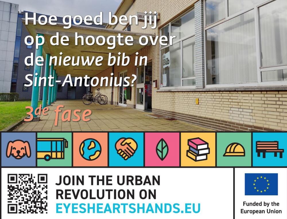 Hoe goed ben jij op de hoogte over de nieuwe bib in Sint-Antonius | 3de fase