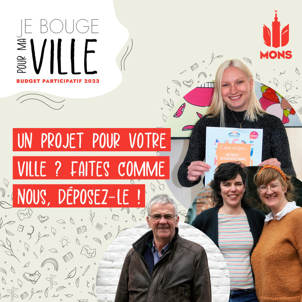 Je bouge pour ma ville ! Budget participatif 2023. 