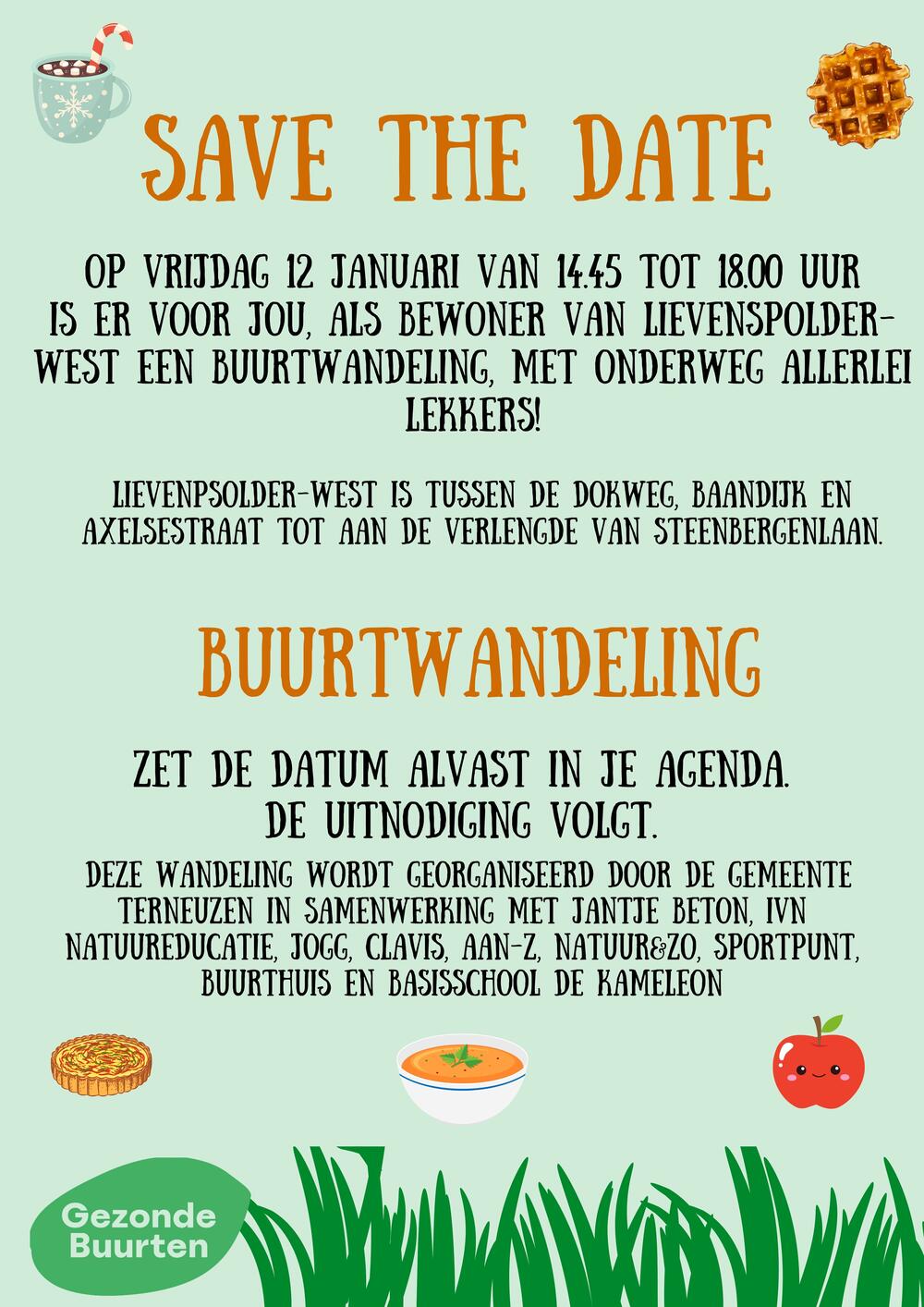 Save the date Lievenspolder-West
