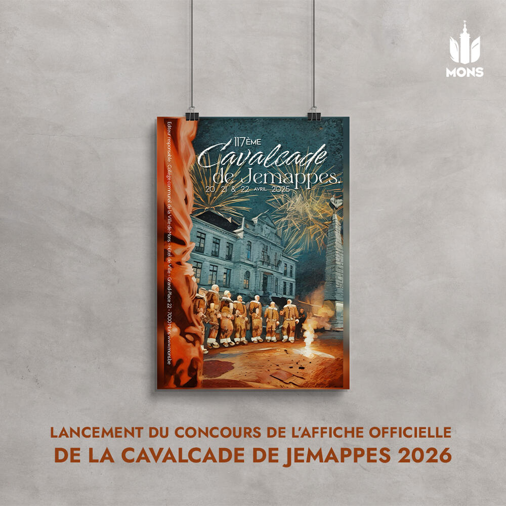 Lancement du concours de l'affiche officielle de la Cavalcade de Jemappes 2026
