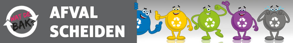 Mascottes afval scheiden