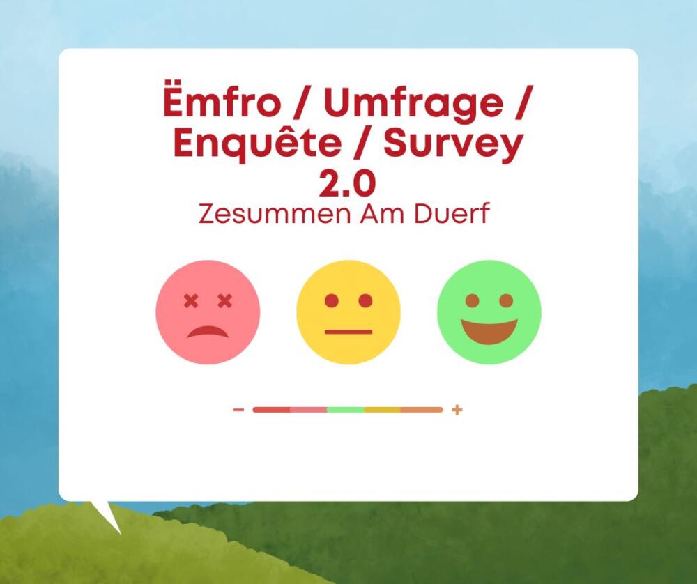 Ëmfro/Umfrage/Enquête/Survey "Zusammen Am Duerf" 2.0